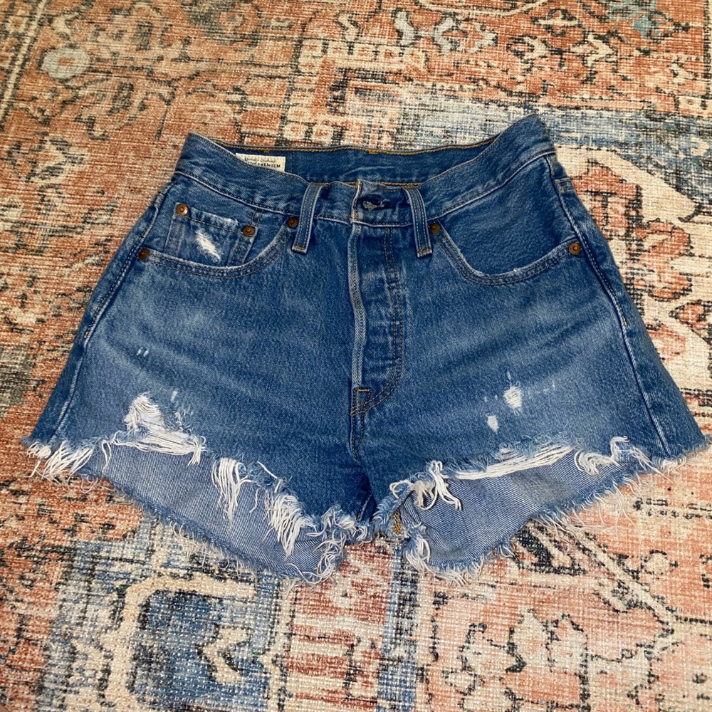Levi 501 denim shorts